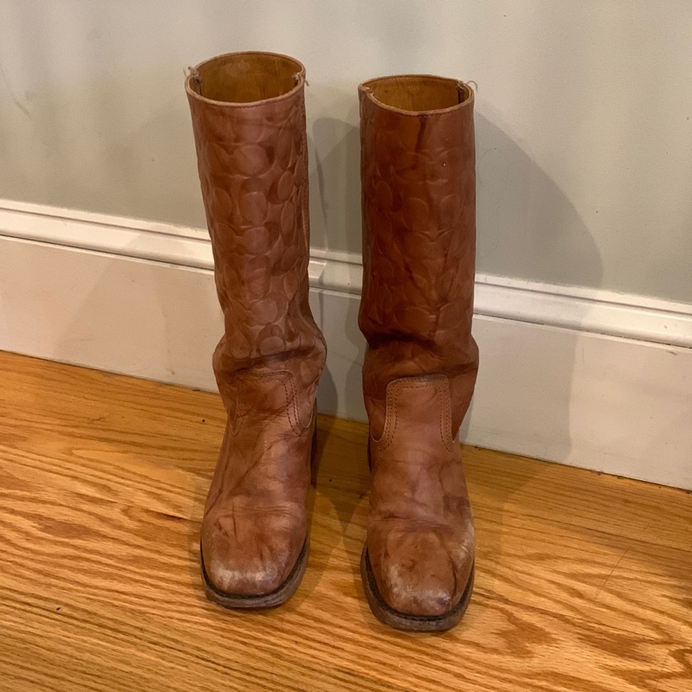 Frye x Coach Riding Boots
